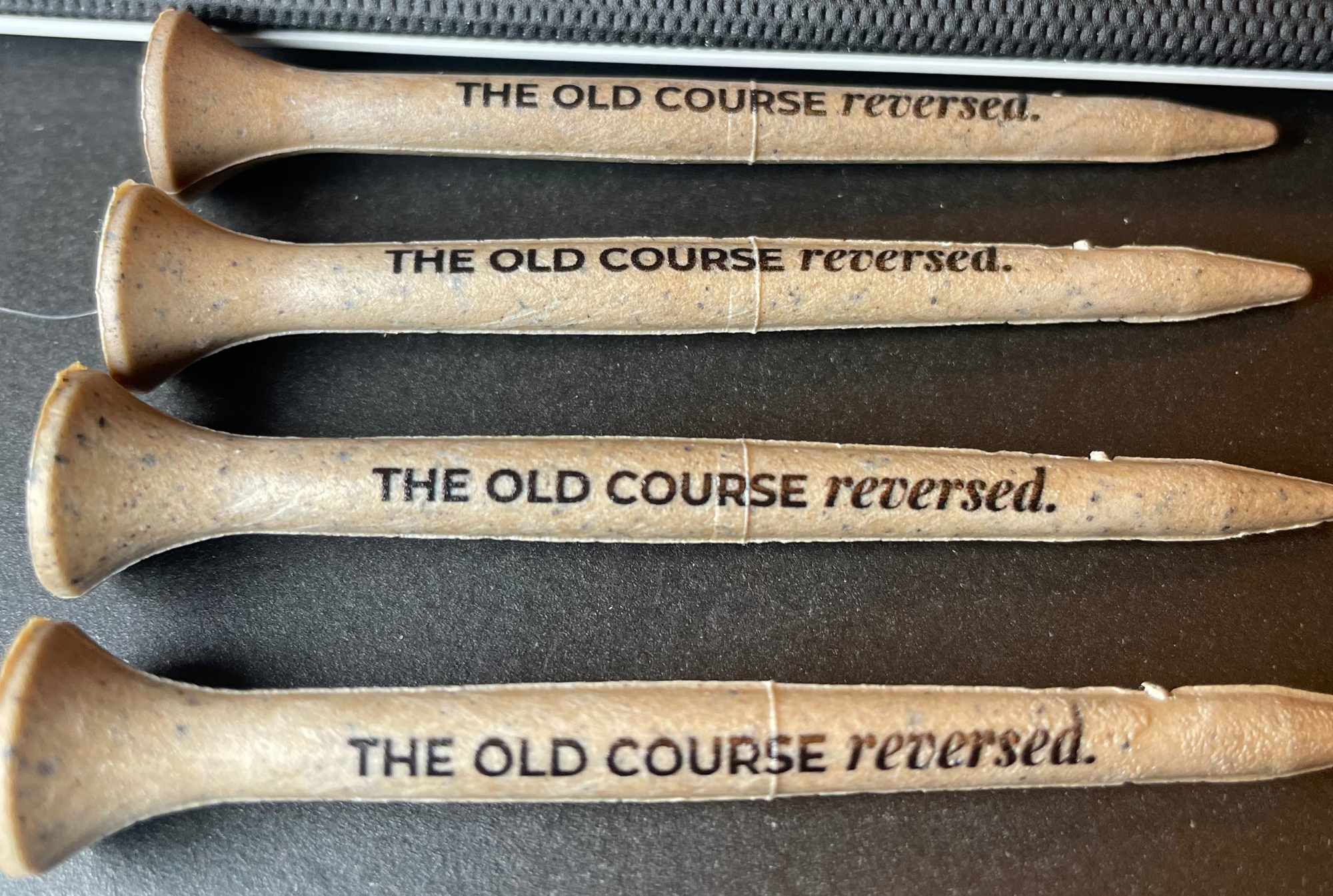 GreenUp biodegradable golf tees made from coffee grounds – sustainable golf accessories