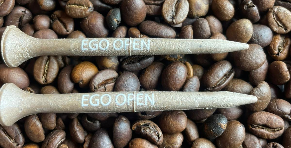 GreenUp biodegradable golf tees made from coffee grounds – sustainable golf accessories